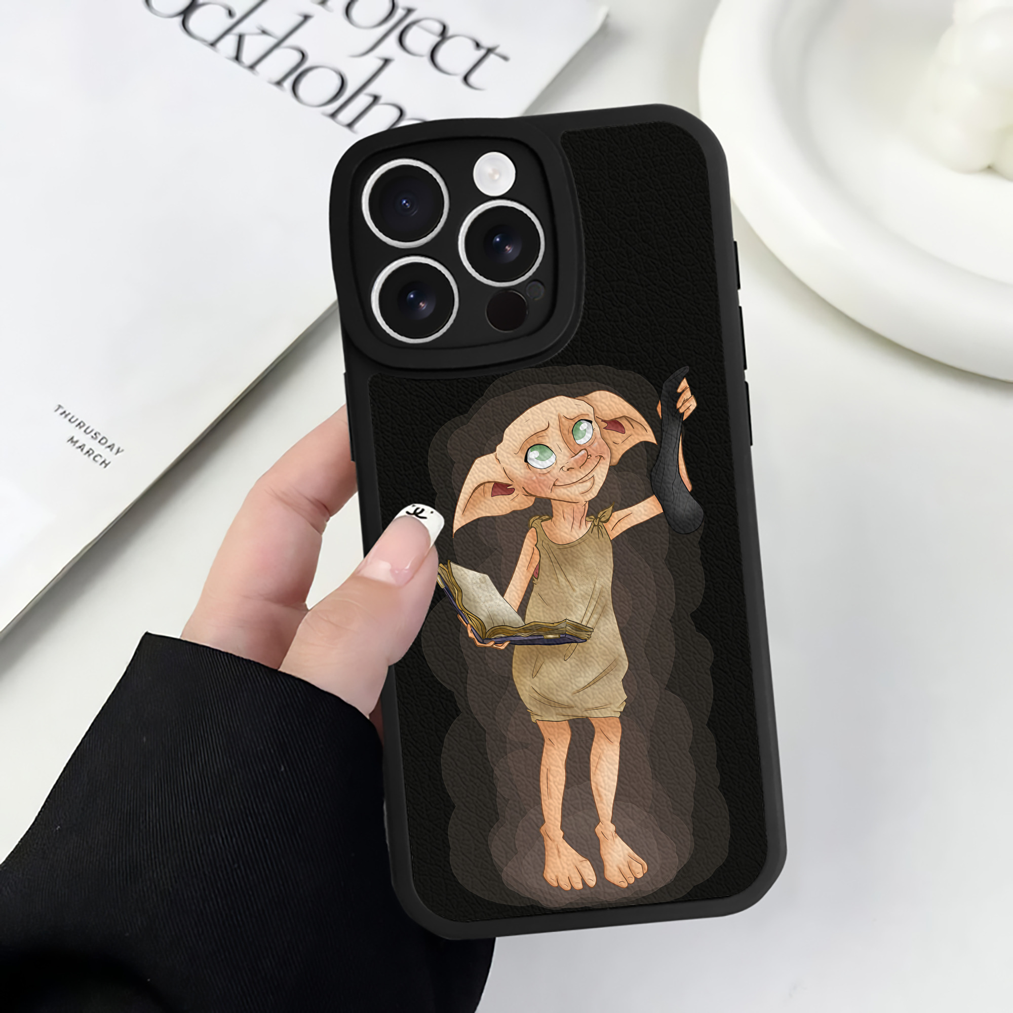 （画像用） Harry Potter ハリー・ポッターシリーズ 【iPhone 16シリーズ対応】シリコンスマホケース（レザー調） 材質：シリコン